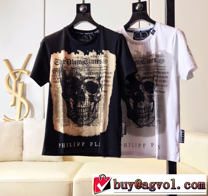 注目度が高まり最新コレクション Tシャツ/半袖  2色可選フィリッププレイン 2019SS  PHILIPP PLEIN海外セレブは大人気