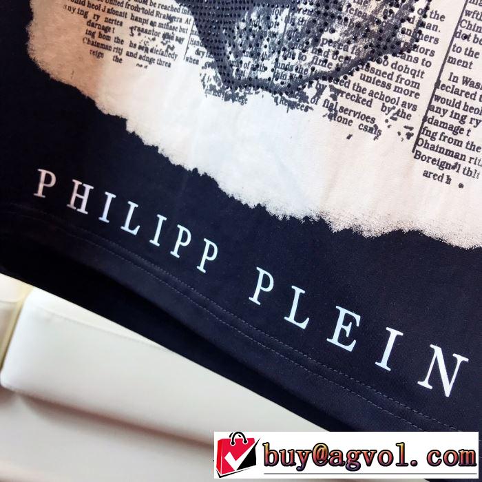 注目度が高まり最新コレクション Tシャツ/半袖  2色可選フィリッププレイン 2019SS  PHILIPP PLEIN海外セレブは大人気