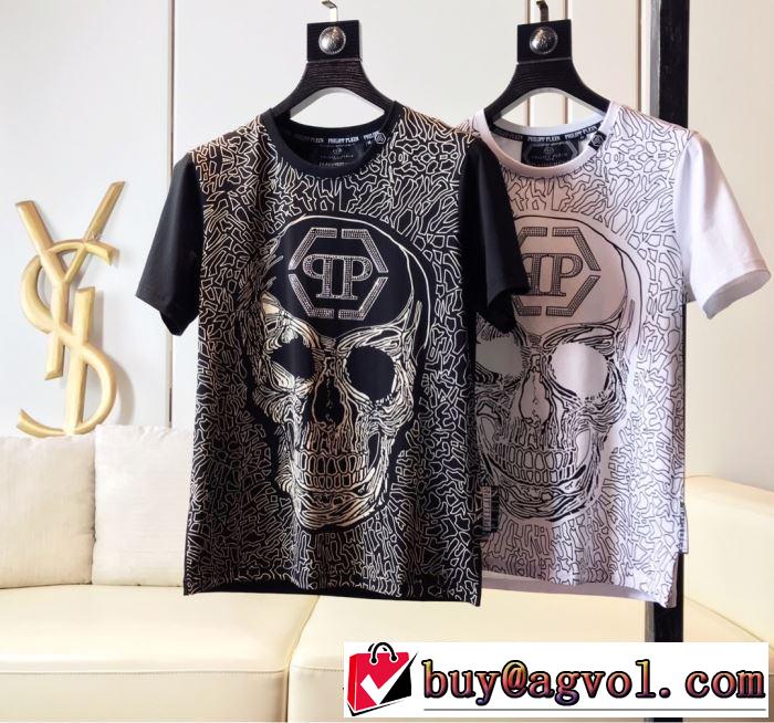 2色可選フィリッププレイン今風の着こなし新品  PHILIPP PLEIN 2019春夏は人気定番  Tシャツ/半袖
