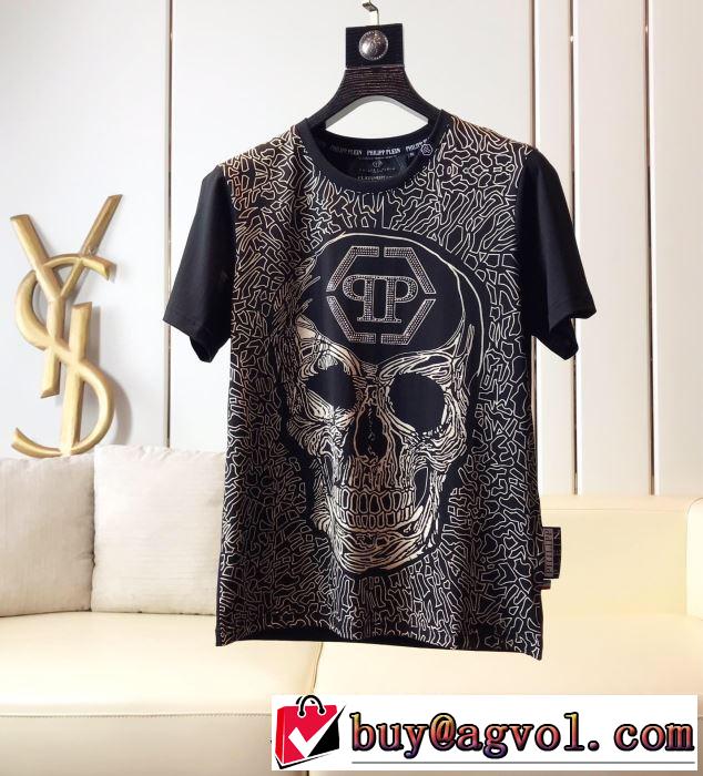 2色可選フィリッププレイン今風の着こなし新品  PHILIPP PLEIN 2019春夏は人気定番  Tシャツ/半袖