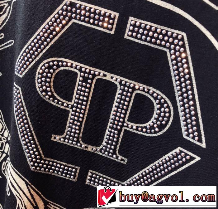 2色可選フィリッププレイン今風の着こなし新品  PHILIPP PLEIN 2019春夏は人気定番  Tシャツ/半袖