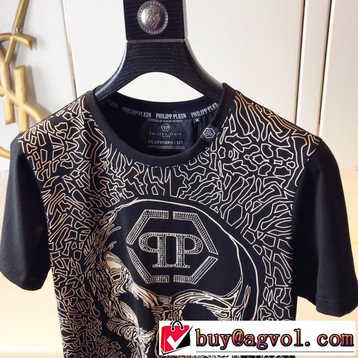 2色可選フィリッププレイン今風の着こなし新品  PHILIPP PLEIN 2019春夏は人気定番  Tシャツ/半袖