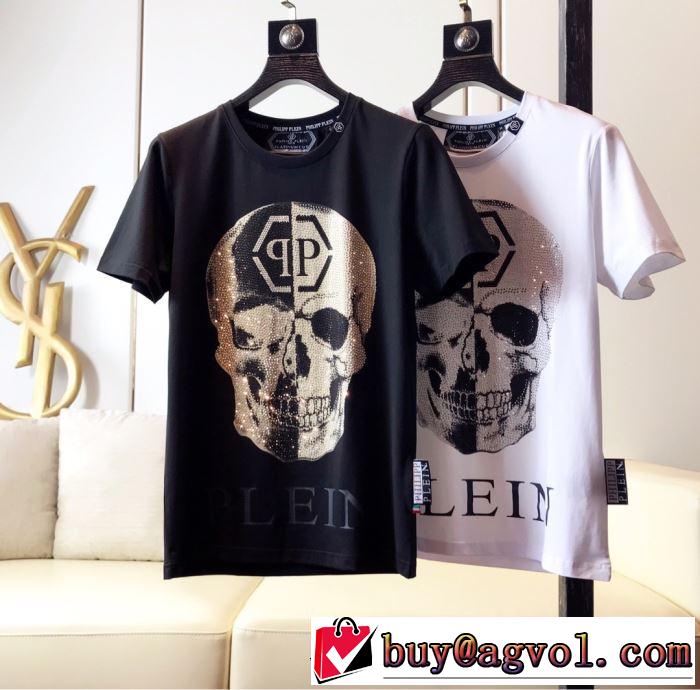 主張性もカジュアルさ  Tシャツ/半袖 PHILIPP PLEIN  2色可選フィリッププレイン今流行りの最新コレクション
