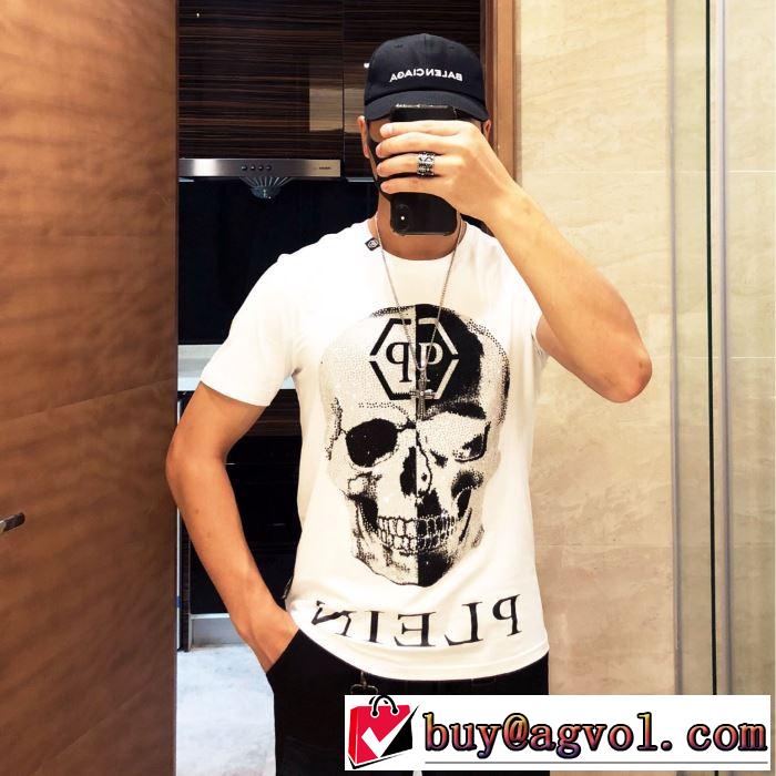 主張性もカジュアルさ  Tシャツ/半袖 PHILIPP PLEIN  2色可選フィリッププレイン今流行りの最新コレクション