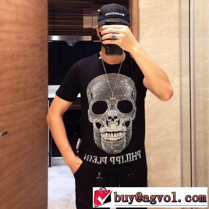 オススメしたい最新注目ファションPHILIPP PLEIN  Tシャツ/半袖  2色可選フィリッププレイン 2019春夏は人気定番