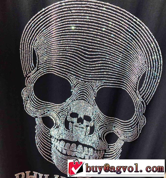 オススメしたい最新注目ファションPHILIPP PLEIN  Tシャツ/半袖  2色可選フィリッププレイン 2019春夏は人気定番