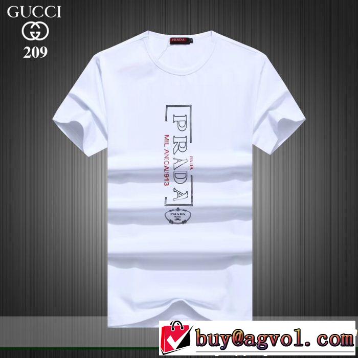 PRADA プラダ 半袖Tシャツ 2色可選 2019年春夏のトレンドアイテム 今年もトレンド