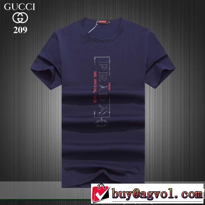 PRADA プラダ 半袖Tシャツ 2色可選 2019年春夏のトレンドアイテム 今年もトレンド