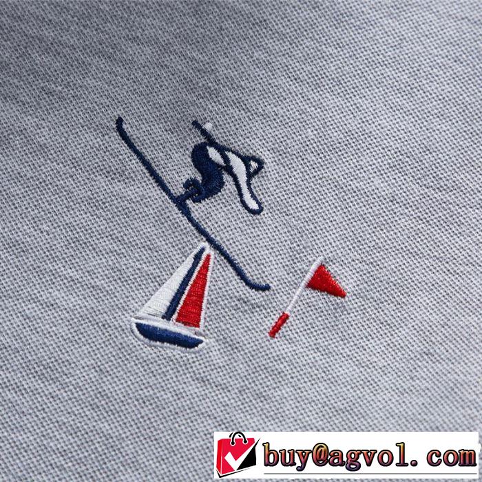 2019年の春夏に着たい トムブラウン THOM BROWNE Tシャツ/ティーシャツ大人っぽく仕上げ  3色可選