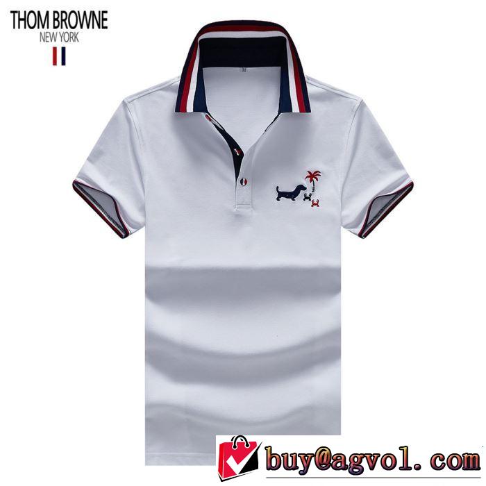 トムブラウン THOM BROWNE カジュアルさ Tシャツ/ティーシャツ 3色可選 春夏の流行り2019新品