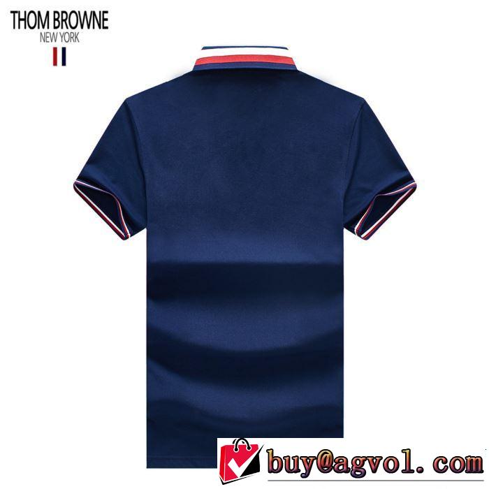 トムブラウン THOM BROWNE カジュアルさ Tシャツ/ティーシャツ 3色可選 春夏の流行り2019新品