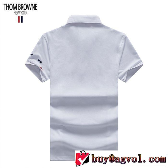 Tシャツ/ティーシャツ 3色可選リッチな印象に トムブラウン2019春夏も引き続き人気セール THOM BROWNE