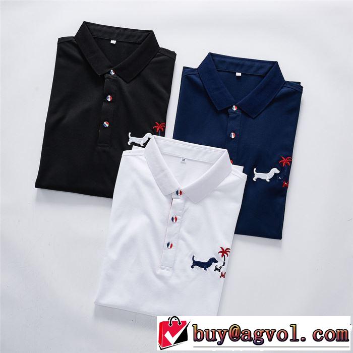 Tシャツ/ティーシャツ 3色可選リッチな印象に トムブラウン2019春夏も引き続き人気セール THOM BROWNE