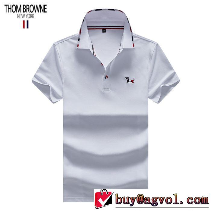 3色可選 トムブラウン THOM BROWNE 【2019春夏】最新コレクション Tシャツ/ティーシャツ  大人の余裕が漂う