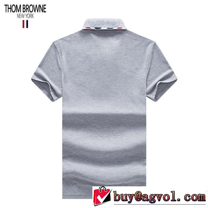 3色可選 トムブラウン THOM BROWNE 【2019春夏】最新コレクション Tシャツ/ティーシャツ  大人の余裕が漂う
