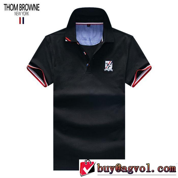  る春夏おすすめの人気商品 トムブラウン THOM BROWNE2019春夏の大注目トレンド Tシャツ/ティーシャツ 3色可選 