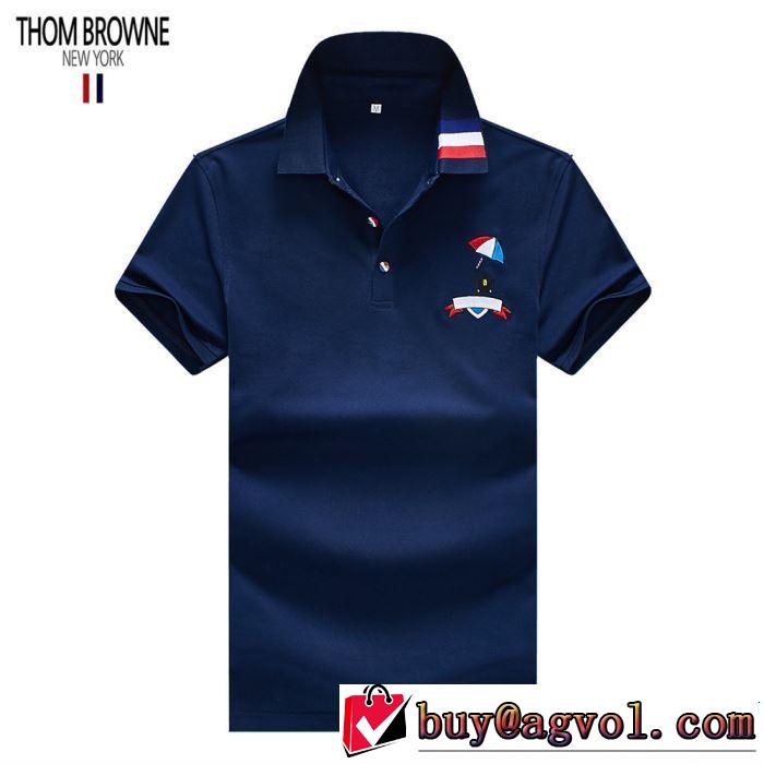 THOM BROWNE 優しげ人気アイテム トムブラウン 3色可選   Tシャツ/ティーシャツ 春夏の流行り2019新品