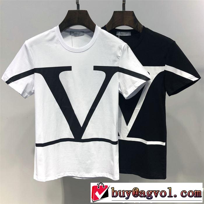 2019春夏も引き続きトレンド キレイめ感が強い ヴァレンティノ VALENTINO Tシャツ/ティーシャツ 2色可選