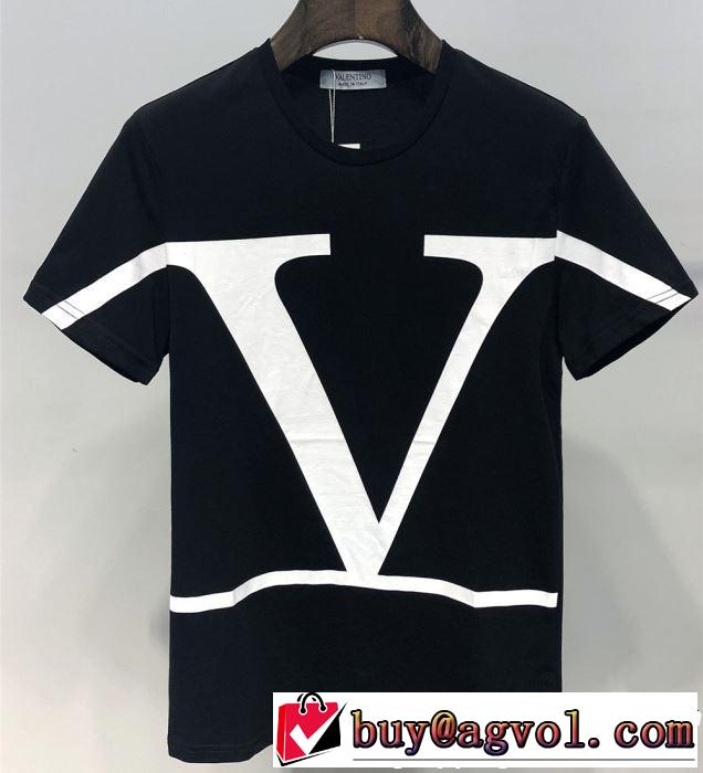2019春夏も引き続きトレンド キレイめ感が強い ヴァレンティノ VALENTINO Tシャツ/ティーシャツ 2色可選