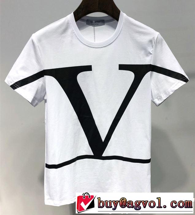 2019春夏も引き続きトレンド キレイめ感が強い ヴァレンティノ VALENTINO Tシャツ/ティーシャツ 2色可選
