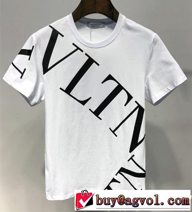 きれいめ派に上質 ヴァレンティノ VALENTINO Tシャツ/ティーシャツ 2色可選 2019春夏も引き続き人気セール