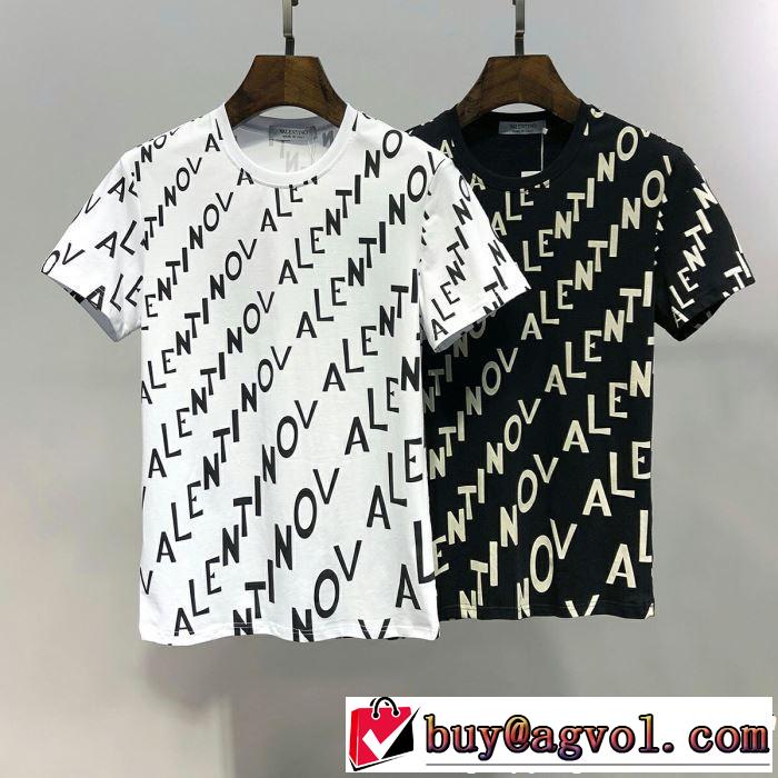 ヴァレンティノ VALENTINO Tシャツ/ティーシャツ 2色可選 2019春夏人気トレンドアイテム きれいめ上品に
