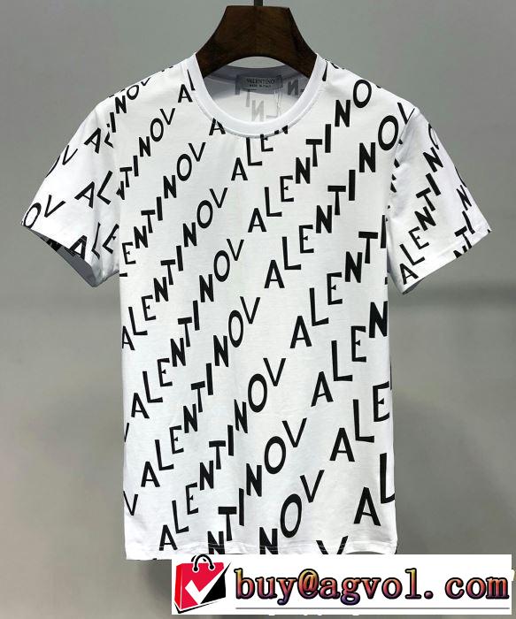 ヴァレンティノ VALENTINO Tシャツ/ティーシャツ 2色可選 2019春夏人気トレンドアイテム きれいめ上品に