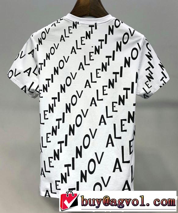 ヴァレンティノ VALENTINO Tシャツ/ティーシャツ 2色可選 2019春夏人気トレンドアイテム きれいめ上品に