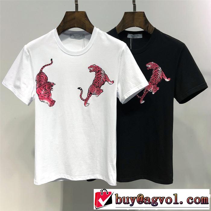 VALENTINO Tシャツ/ティーシャツ 2色可選 2019即旬な装いに オススメしたい最新注目ファション ヴァレンティノ