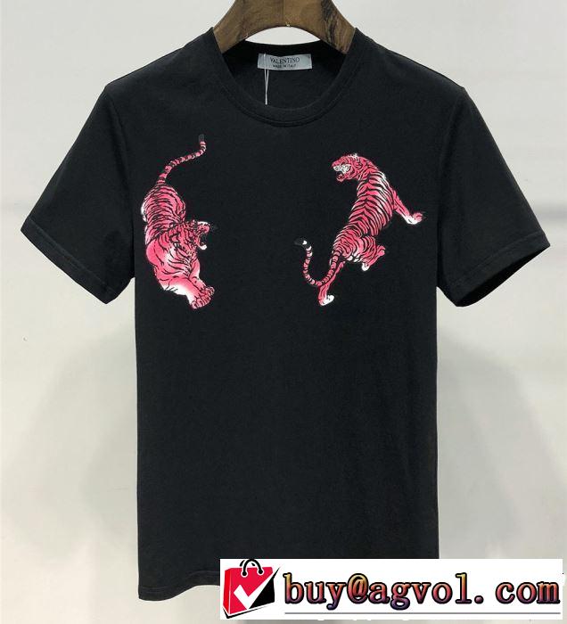 VALENTINO Tシャツ/ティーシャツ 2色可選 2019即旬な装いに オススメしたい最新注目ファション ヴァレンティノ