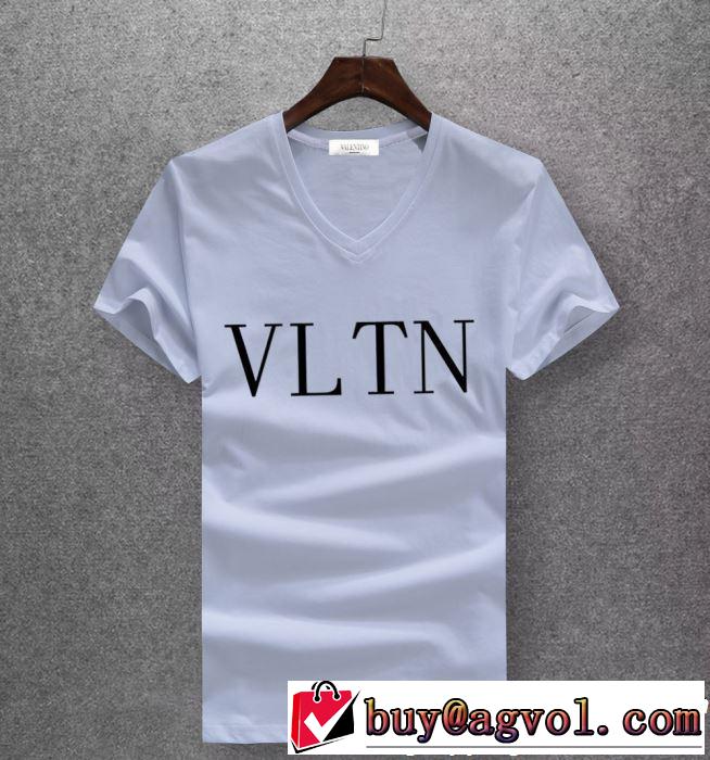 VALENTINO Tシャツ/ティーシャツ 3色可選 2019年最新ファッション きちんと感が抜群 ヴァレンティノ