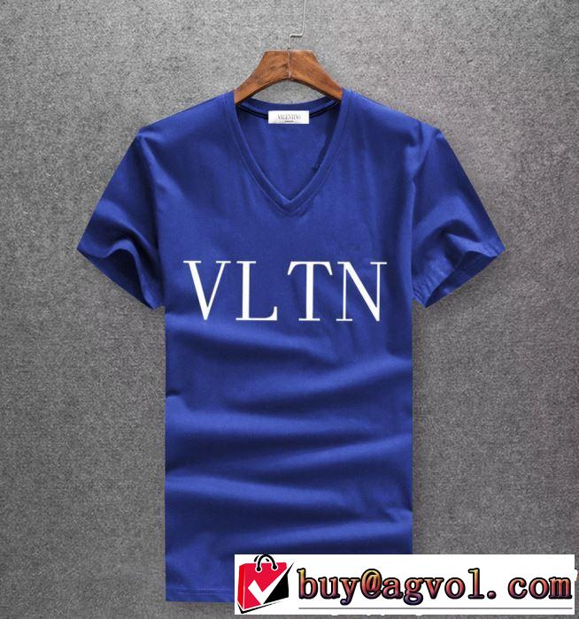 VALENTINO Tシャツ/ティーシャツ 3色可選 2019年最新ファッション きちんと感が抜群 ヴァレンティノ