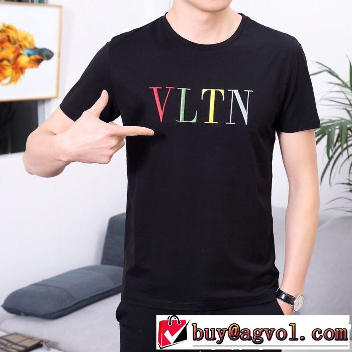 おしゃれな夏ファッション2019 カジュアルさ ヴァレンティノ VALENTINO Tシャツ/ティーシャツ 3色可選