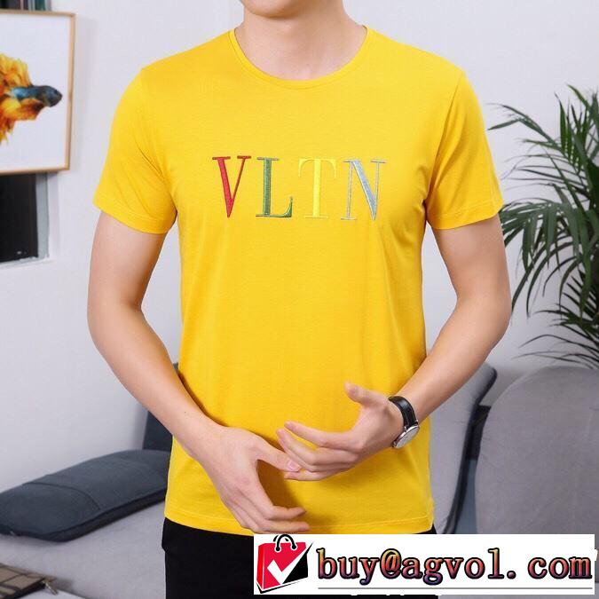 おしゃれな夏ファッション2019 カジュアルさ ヴァレンティノ VALENTINO Tシャツ/ティーシャツ 3色可選