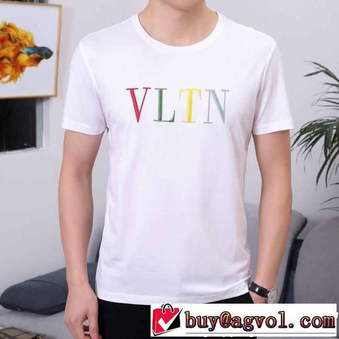 おしゃれな夏ファッション2019 カジュアルさ ヴァレンティノ VALENTINO Tシャツ/ティーシャツ 3色可選