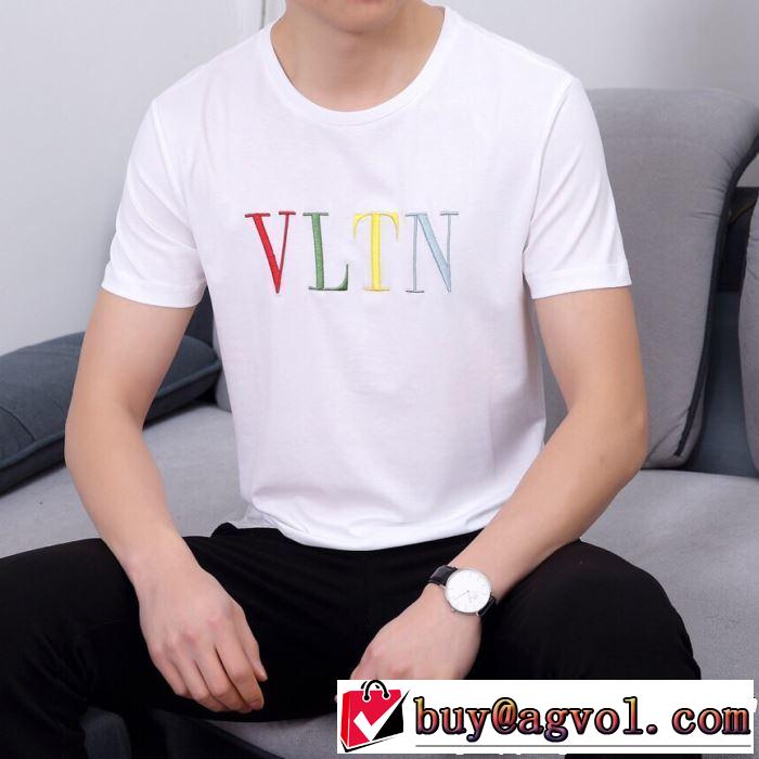 おしゃれな夏ファッション2019 カジュアルさ ヴァレンティノ VALENTINO Tシャツ/ティーシャツ 3色可選