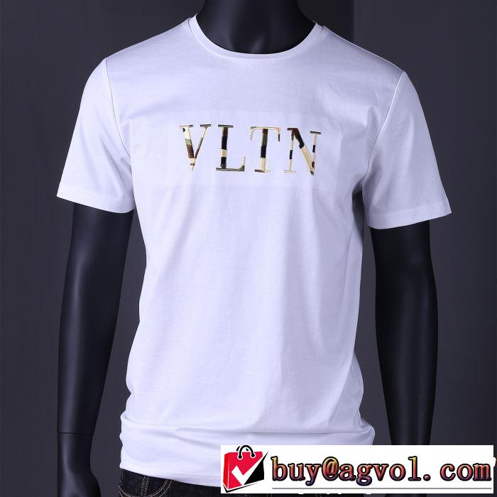 きちんと感をプラス ヴァレンティノ VALENTINO Tシャツ/ティーシャツ 2色可選 春夏の流行り2019新品