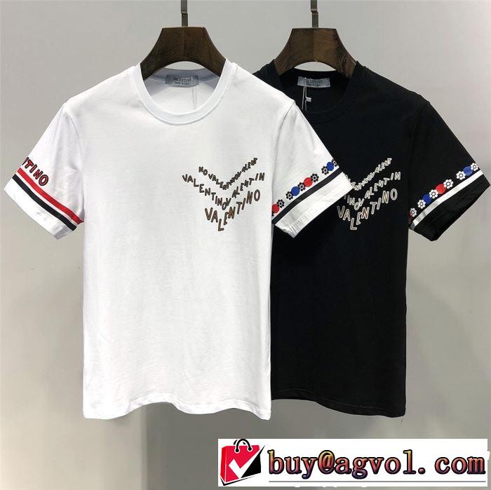 ヴァレンティノ VALENTINO Tシャツ/ティーシャツ 2色可選 大人カジュアル夏ファッション2019 抜け感スゴイ