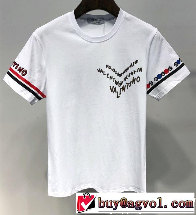 ヴァレンティノ VALENTINO Tシャツ/ティーシャツ 2色可選 大人カジュアル夏ファッション2019 抜け感スゴイ