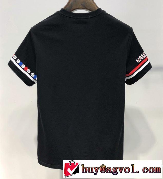 ヴァレンティノ VALENTINO Tシャツ/ティーシャツ 2色可選 大人カジュアル夏ファッション2019 抜け感スゴイ