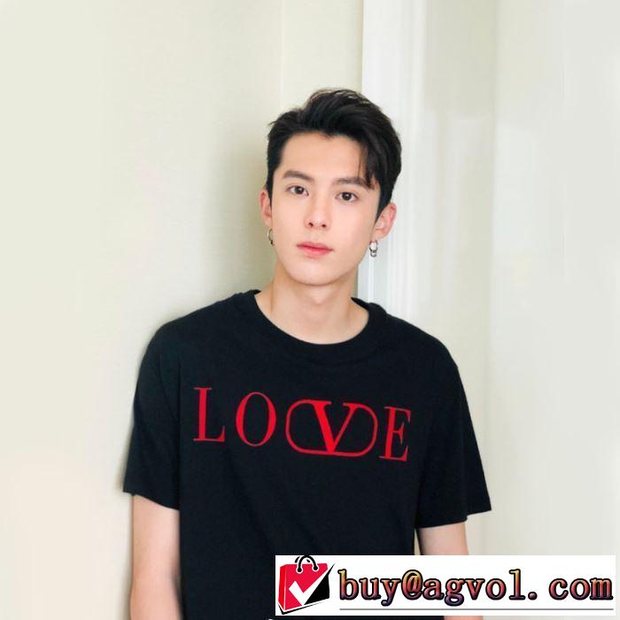 2019限定 男性に人気 Tシャツ/半袖ヴァレンティノいろいろ選べる  VALENTINO 3色可選