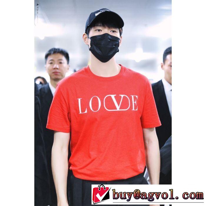 2019限定 男性に人気 Tシャツ/半袖ヴァレンティノいろいろ選べる  VALENTINO 3色可選