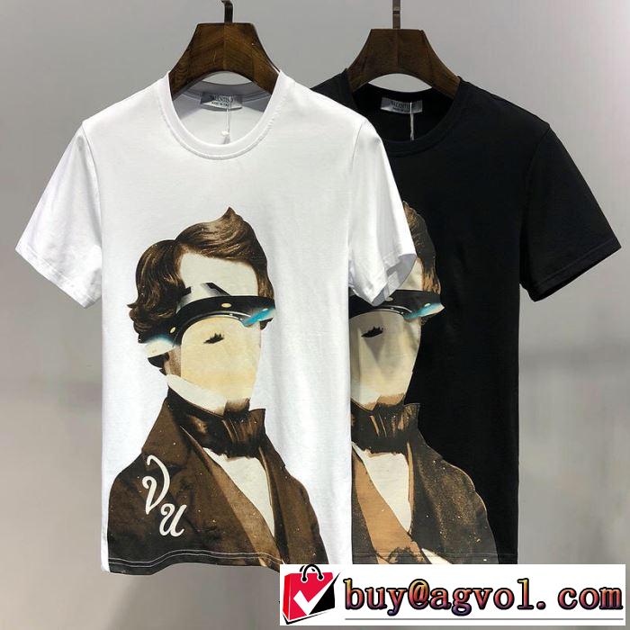 すごく稀少カラー  Tシャツ/半袖ヴァレンティノ超あたたかい VALENTINO 2色可選 2019春夏の大注目トレンド
