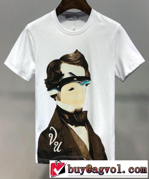 すごく稀少カラー  Tシャツ/半袖ヴァレンティノ超あたたかい VALENTINO 2色可選 2019春夏の大注目トレンド