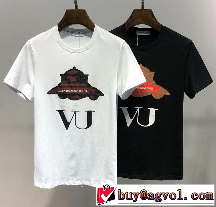 VALENTINO 2色可選 Tシャツ/半袖特価セール ヴァレンティノ  2019春夏も引き続き人気セール