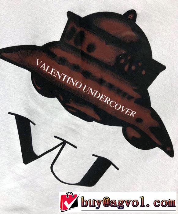 VALENTINO 2色可選 Tシャツ/半袖特価セール ヴァレンティノ  2019春夏も引き続き人気セール