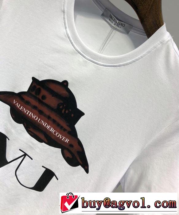 VALENTINO 2色可選 Tシャツ/半袖特価セール ヴァレンティノ  2019春夏も引き続き人気セール