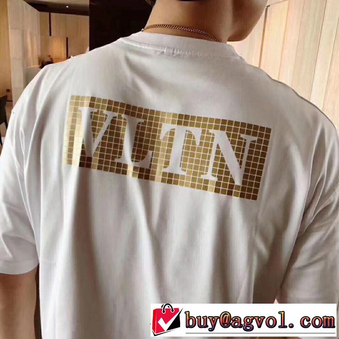 完売在庫確保  Tシャツ/半袖ヴァレンティノ春夏の流行り2019新品  VALENTINO 2色可選