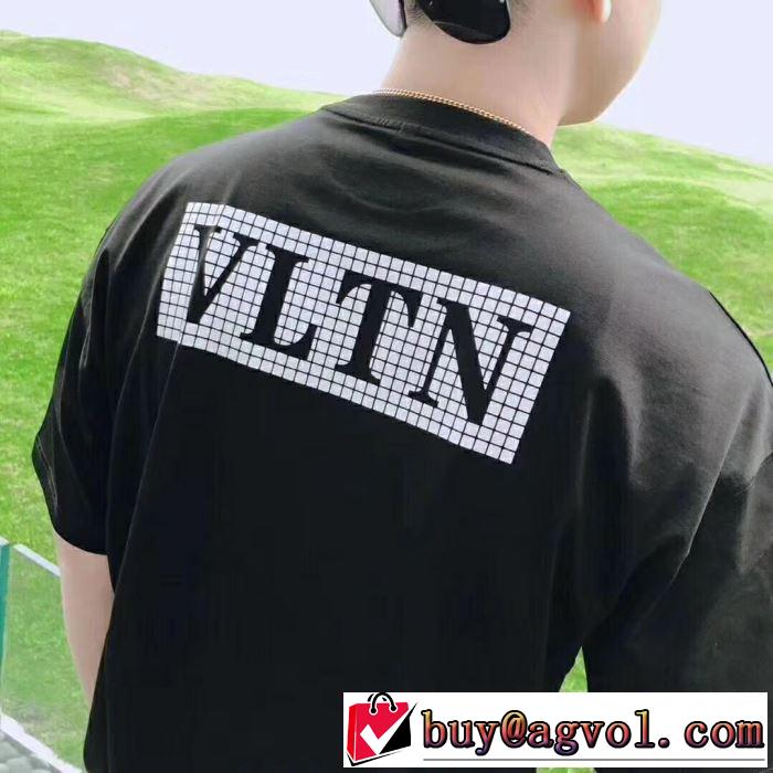 完売在庫確保  Tシャツ/半袖ヴァレンティノ春夏の流行り2019新品  VALENTINO 2色可選