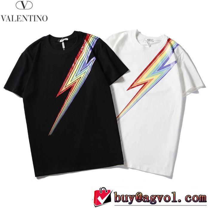 ヴァレンティノ2019夏ファション新品 VALENTINO 2色可選  Tシャツ/半袖 いろいろ選べる